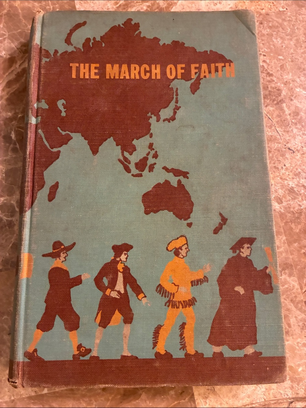 The March of Faith Inez Steen book Vintage Sunday School Textbook
